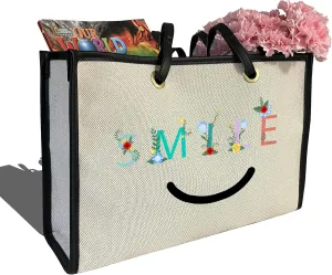 Large Canvas Tote Bag,Wife Friend Couples Bride Bridal Shower Mom Grandma Personalized Gifts
