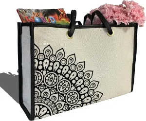 Large Canvas Tote Bag,Wife Friend Couples Bride Bridal Shower Mom Grandma Personalized Gifts