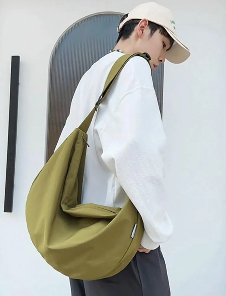 Large Canvas Tote Hobo Shoulder & Crossbody Centered Top-Handle Handbag with Pockets for Women's Work Style