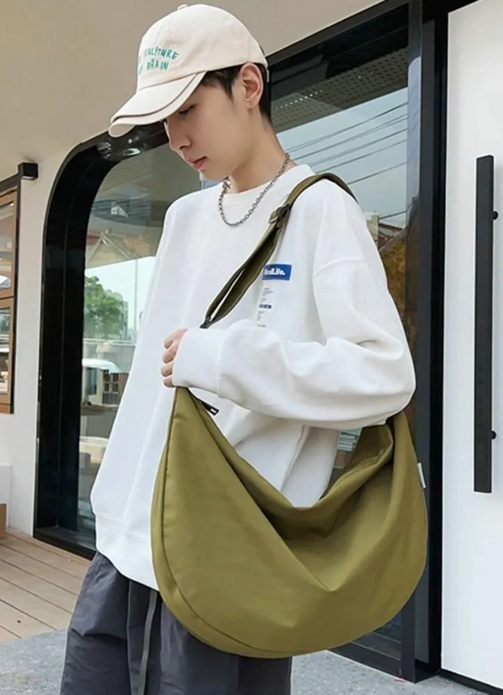 Large Canvas Tote Hobo Shoulder & Crossbody Centered Top-Handle Handbag with Pockets for Women's Work Style