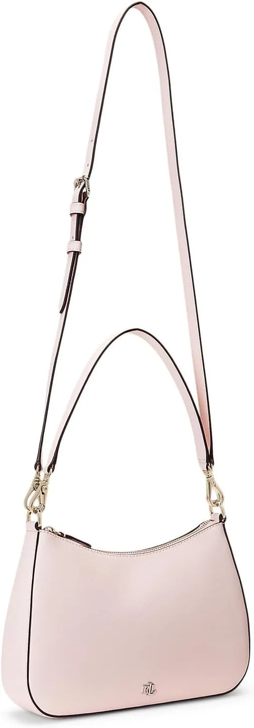 Lauren Ralph Lauren Crosshatch Leather Medium Danni Bag