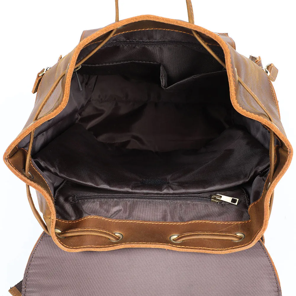 Leder Rucksack Braun | KYLO