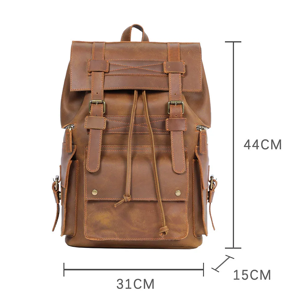 Leder Rucksack Braun | KYLO