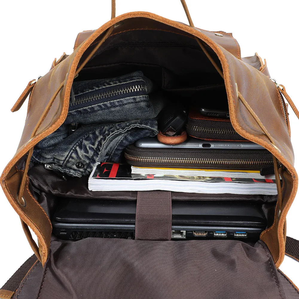 Leder Rucksack Braun | KYLO