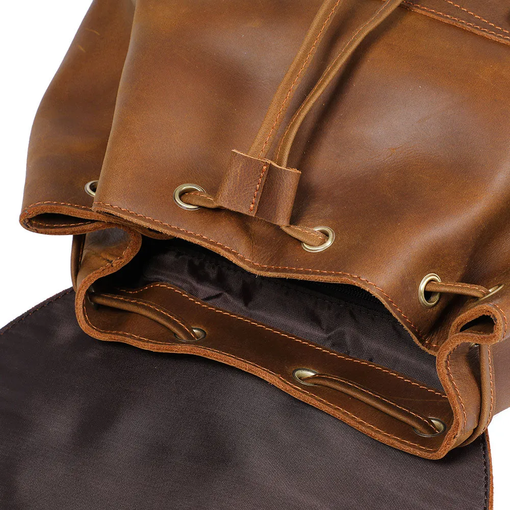Leder Rucksack Braun | KYLO