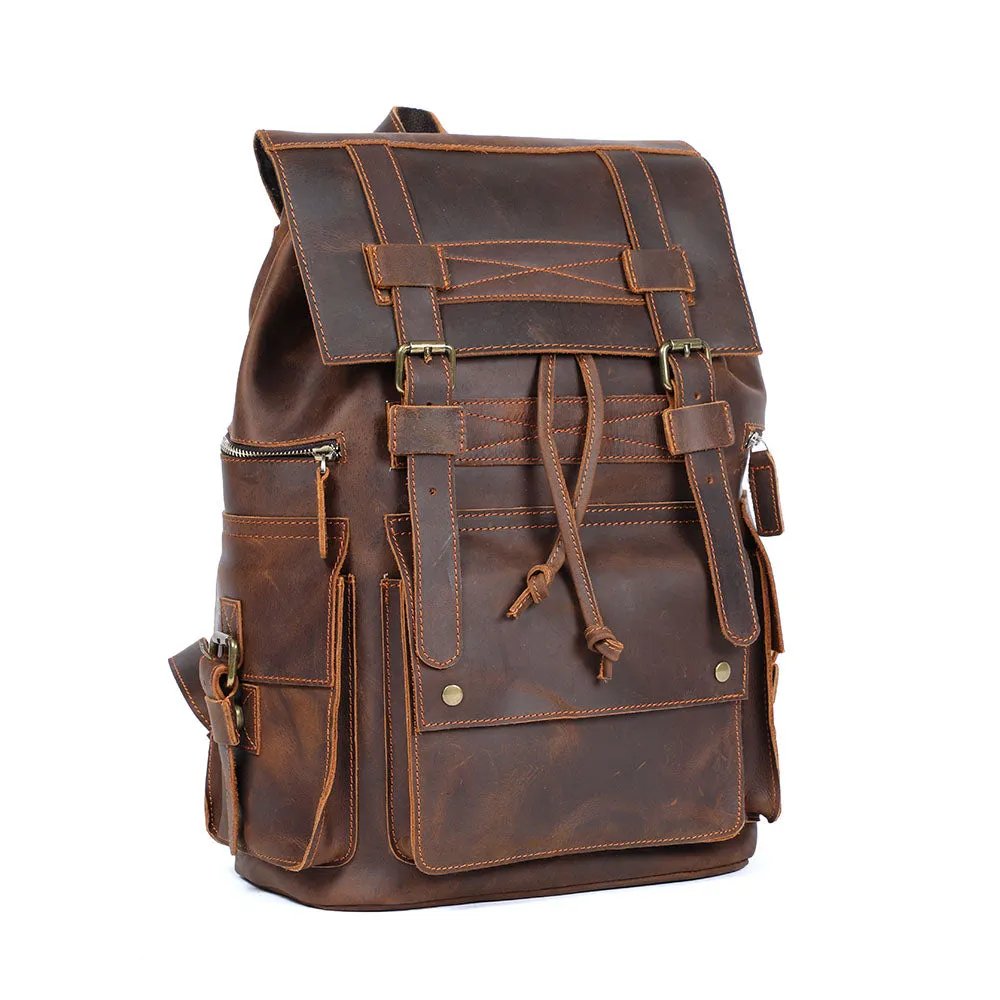 Leder Rucksack Braun | KYLO
