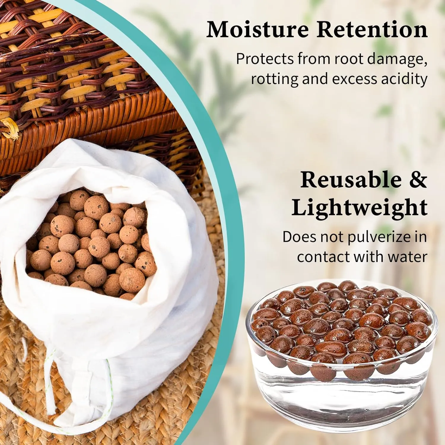 Legigo 15 LBS Organic Expanded Clay Pebbles, 4mm -16mm Light Expanded Clay Aggregate, Natural Clay Pebbles for Hydroponic & Aquaponics Growing, Orchid Potting Mix, Dutch Buckets, Drainage
