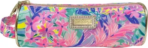Lilly Pulitzer Cute Pencil Case, Colorful Zipper Pouch for Office Supplies, Small Travel Bag with Carrying Handle, It Was All A Dream