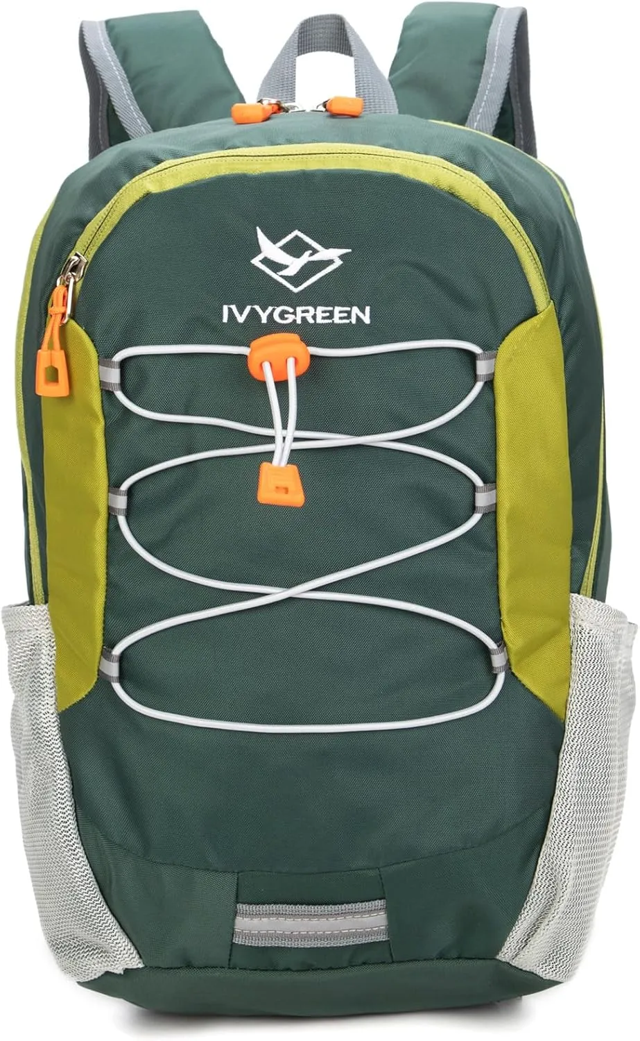 Little Kids Hiking Backpack for Boys or Girls, Small Daypack for Camping or Travel (Green, Medium)