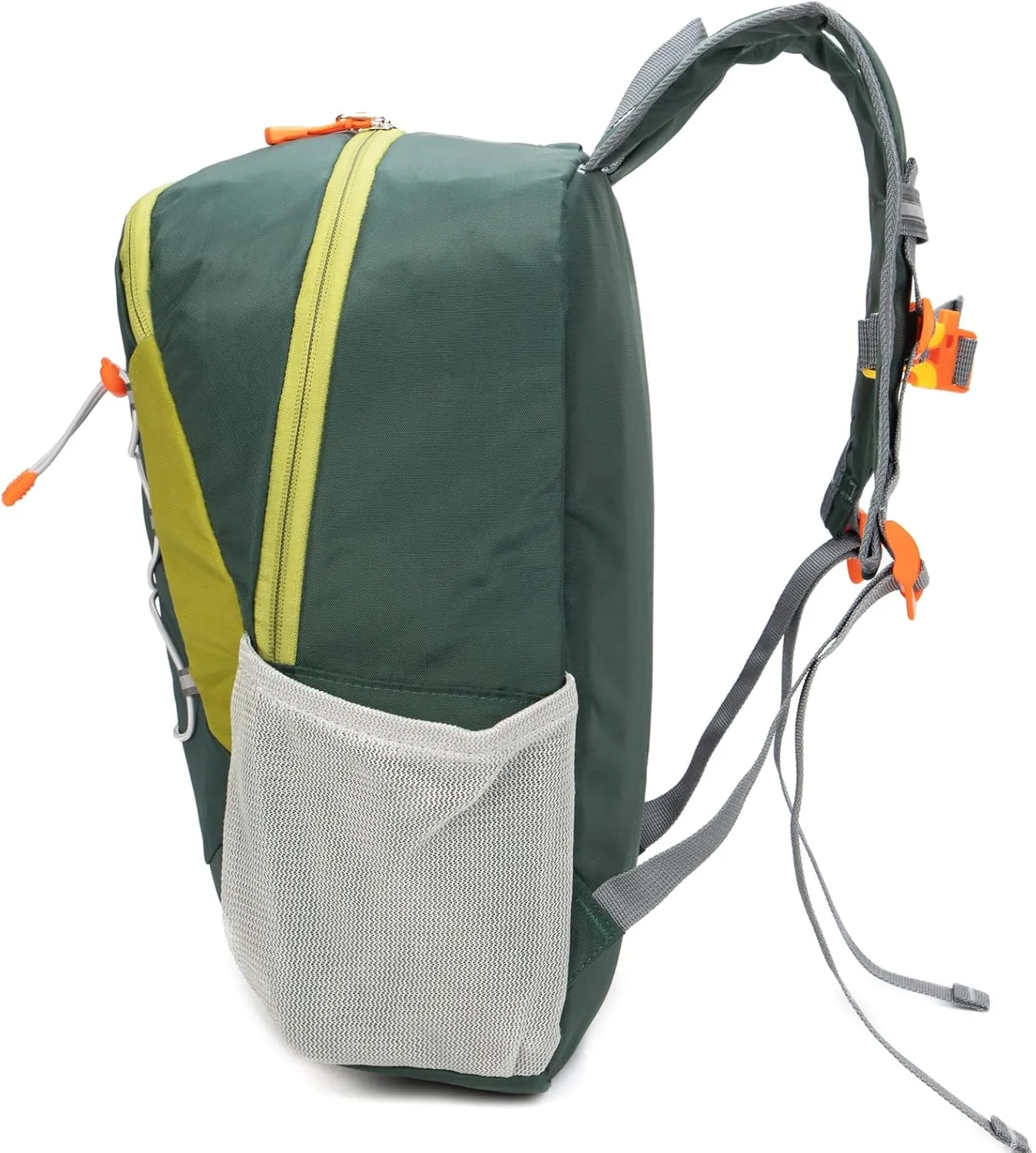 Little Kids Hiking Backpack for Boys or Girls, Small Daypack for Camping or Travel (Green, Medium)