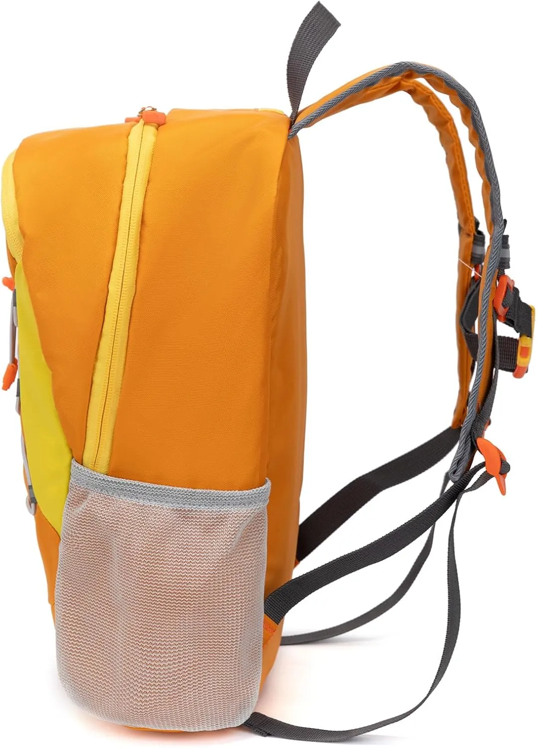 Little Kids Hiking Backpack for Boys or Girls, Small Daypack for Camping or Travel (Orange, Small)