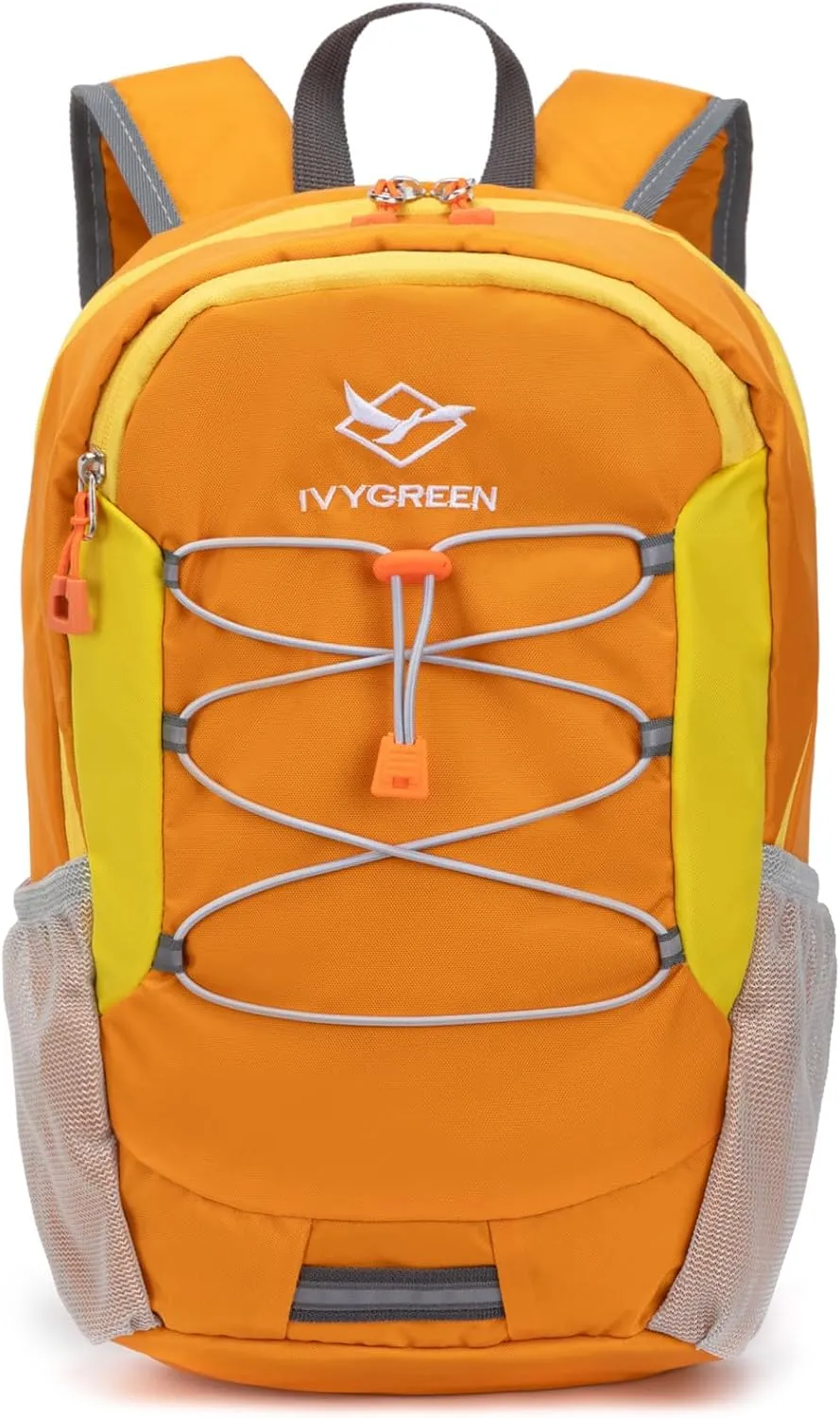 Little Kids Hiking Backpack for Boys or Girls, Small Daypack for Camping or Travel (Orange, Small)