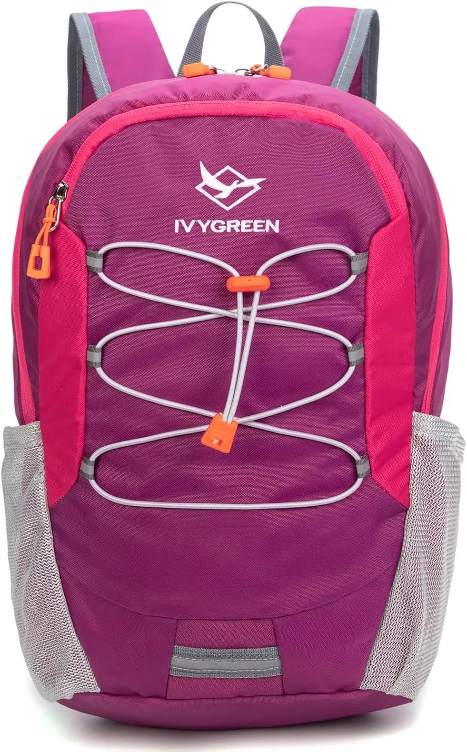 Little Kids Hiking Backpack for Boys or Girls, Small Daypack for Camping or Travel (Purple, Small)