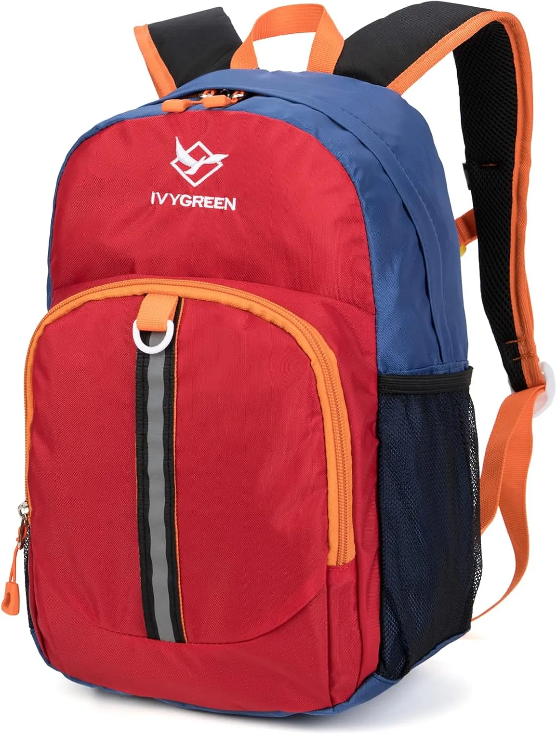Little Kids Hiking Backpack, Toddler Backpack for Boys or Girls, Ideal for a Day Outdoor Adventures (Red, Kids - Medium)