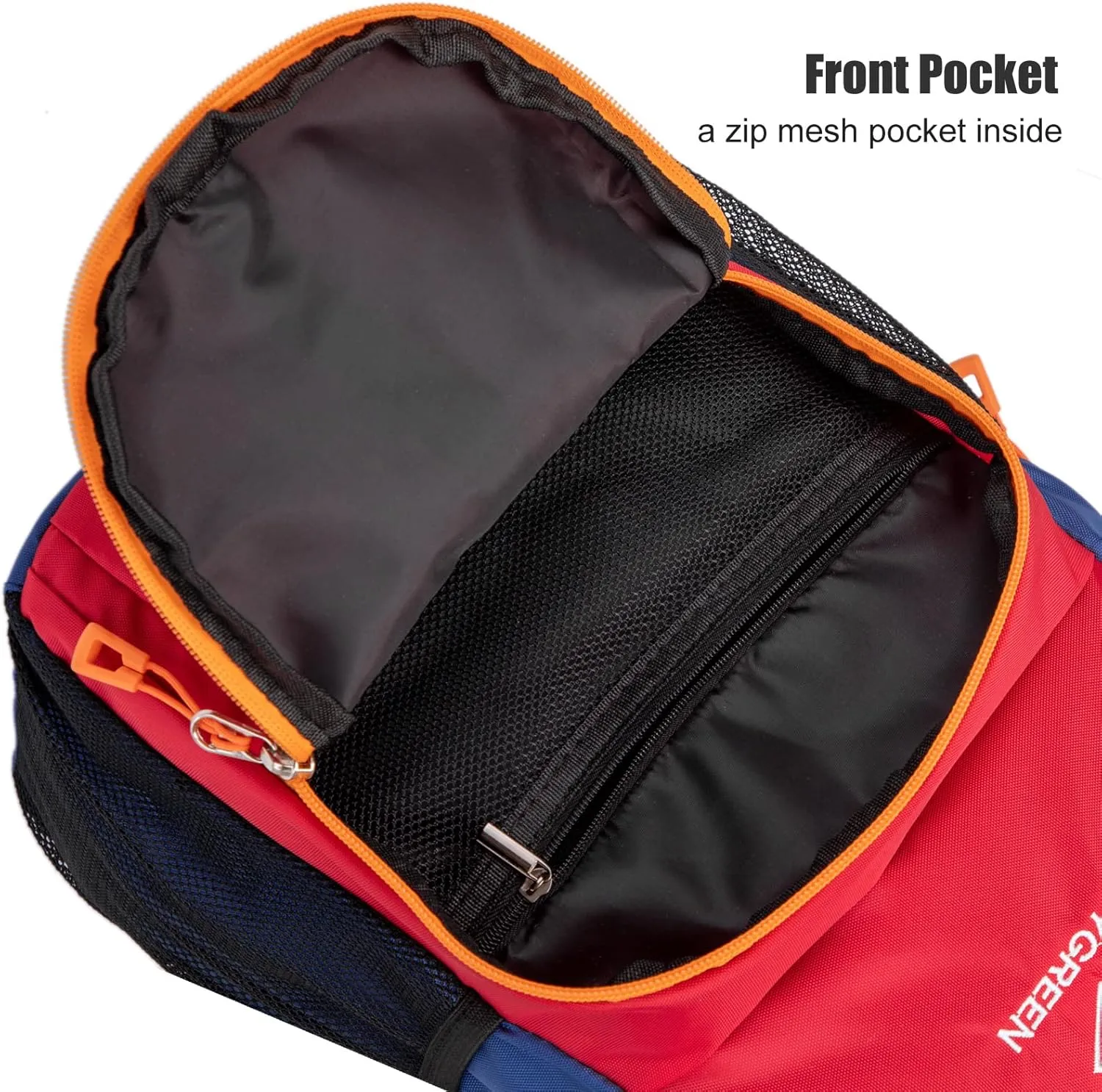 Little Kids Hiking Backpack, Toddler Backpack for Boys or Girls, Ideal for a Day Outdoor Adventures (Red, Kids - Medium)