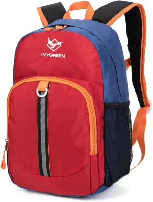 Little Kids Hiking Backpack, Toddler Backpack for Boys or Girls, Ideal for a Day Outdoor Adventures (Red, Kids - Medium)
