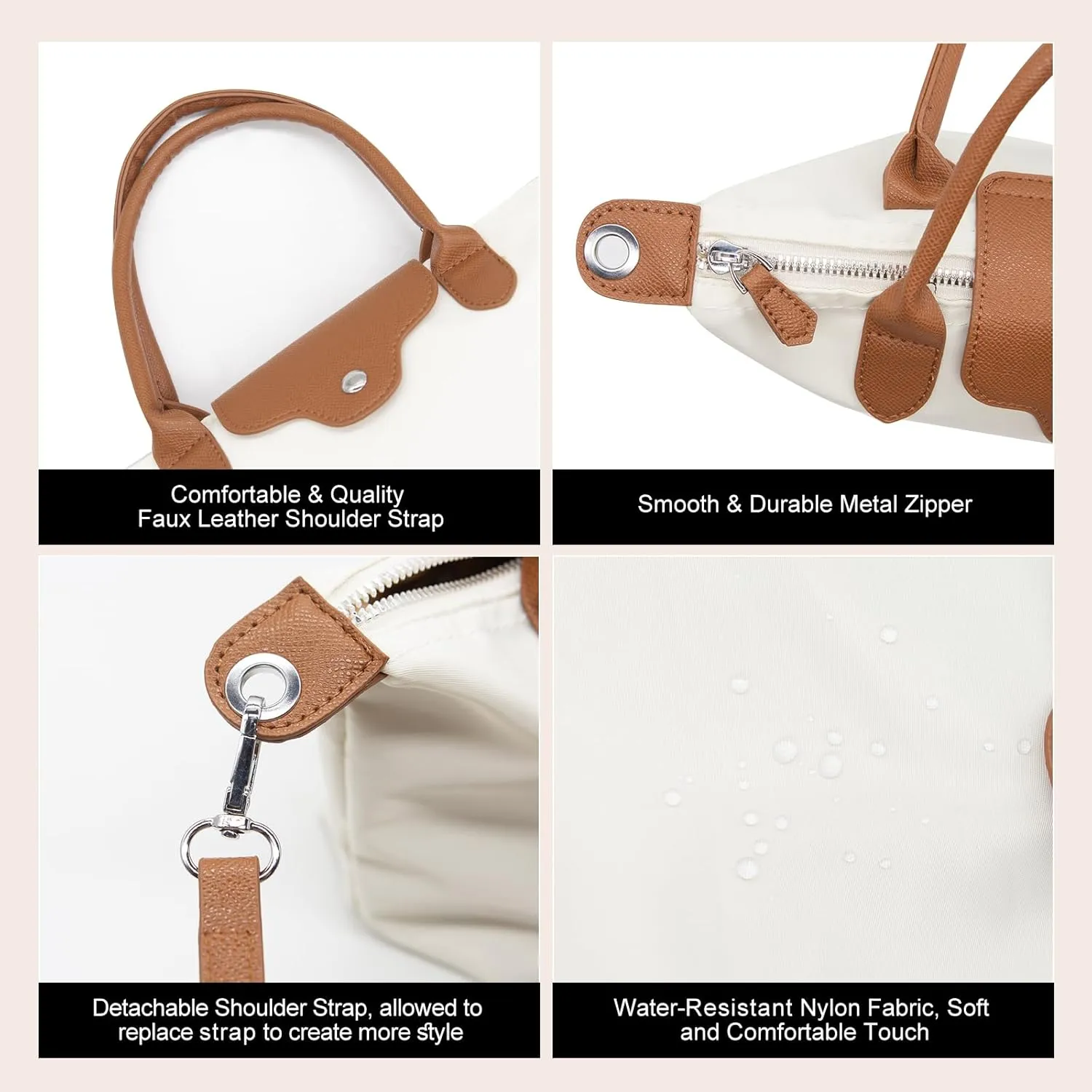 Long Keeper Mini Crossbody Bag for Women Casual Lightweight Small Nylon Tote Bag Ladies Shoulder Purses & Handbags With Strap