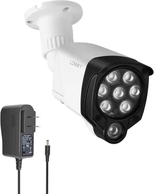 LONNKY 8-LED IR Illuminator, 90 Degree Wide Angle, 100Ft Range, White