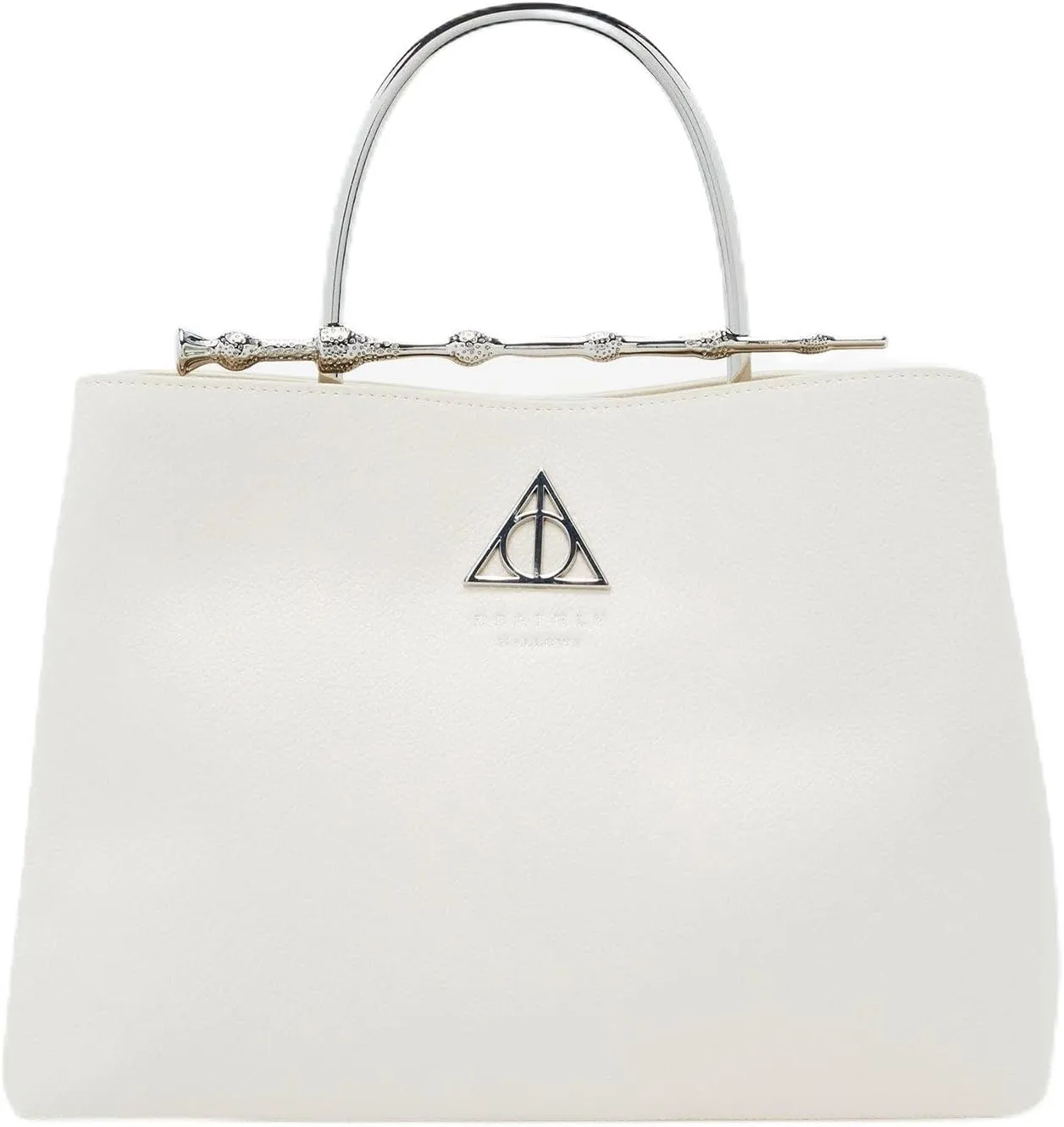 Loungefly Harry Potter Deathly Hallows Elder Wand Cream (New Pebble Texture) Handbag - BoxLunch Exclusive