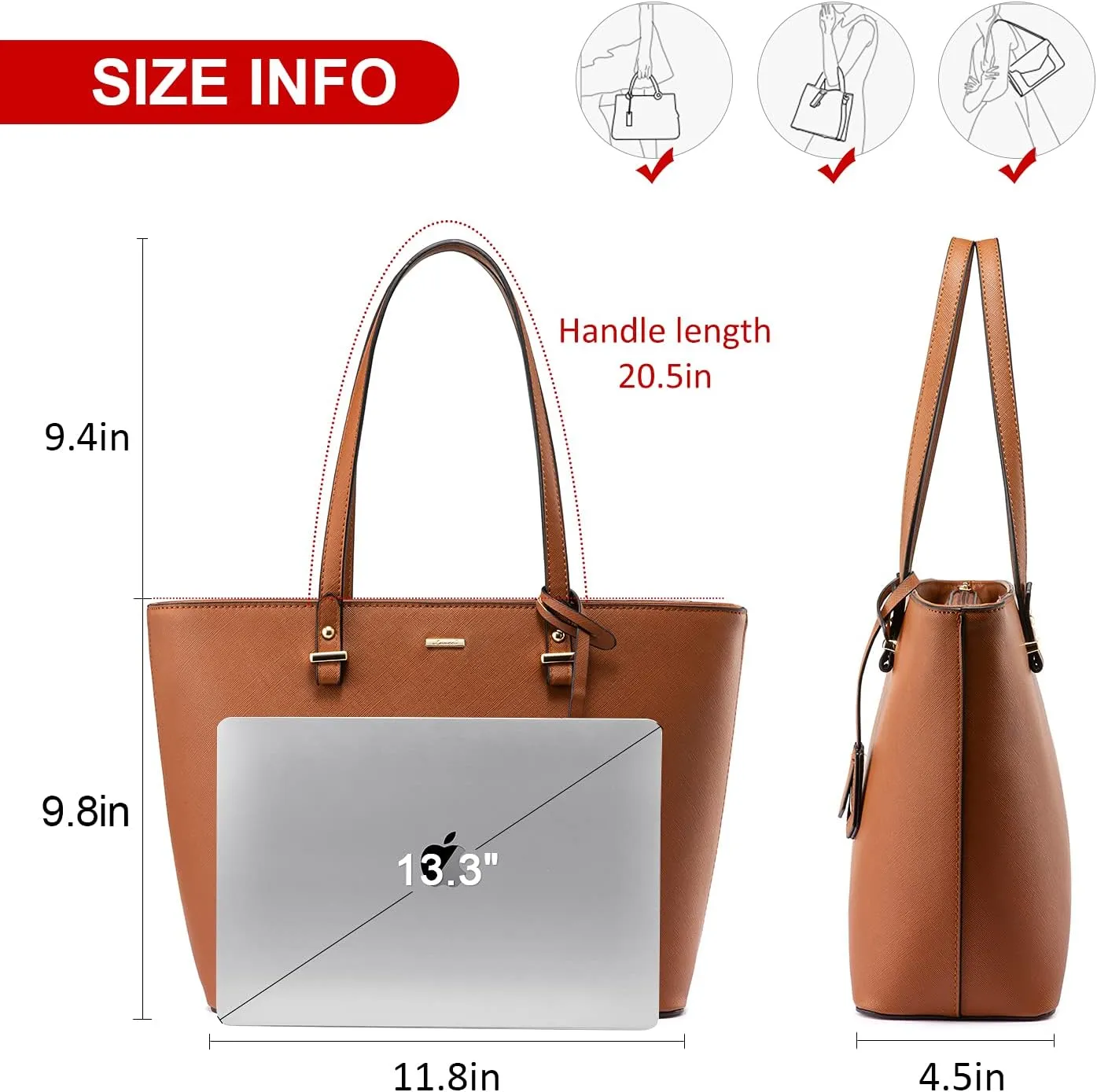 LOVEVOOK Purses and Handbags for Women Fashion Tote Bags Shoulder Bag Top Handle Satchel Bags