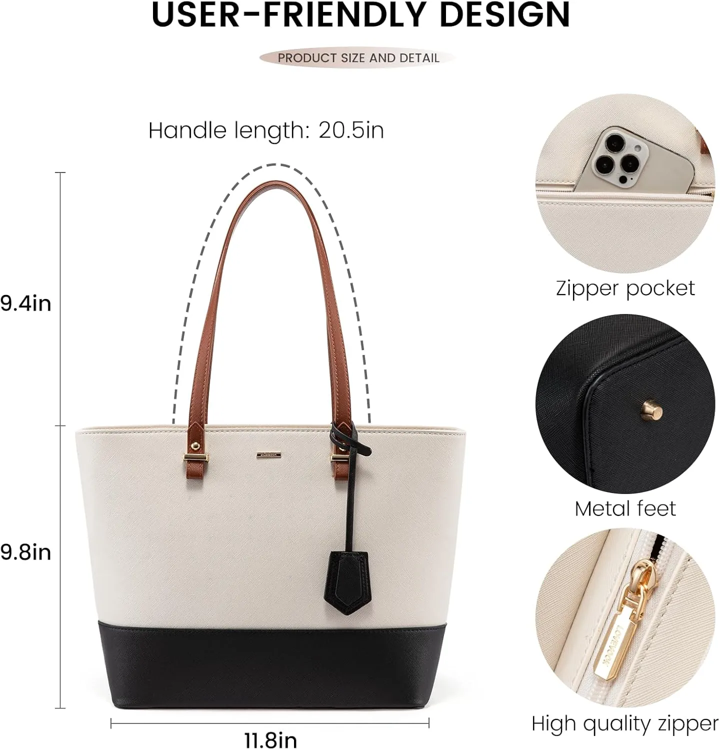 LOVEVOOK Purses and Handbags for Women Fashion Tote Bags Shoulder Bag Top Handle Satchel Bags