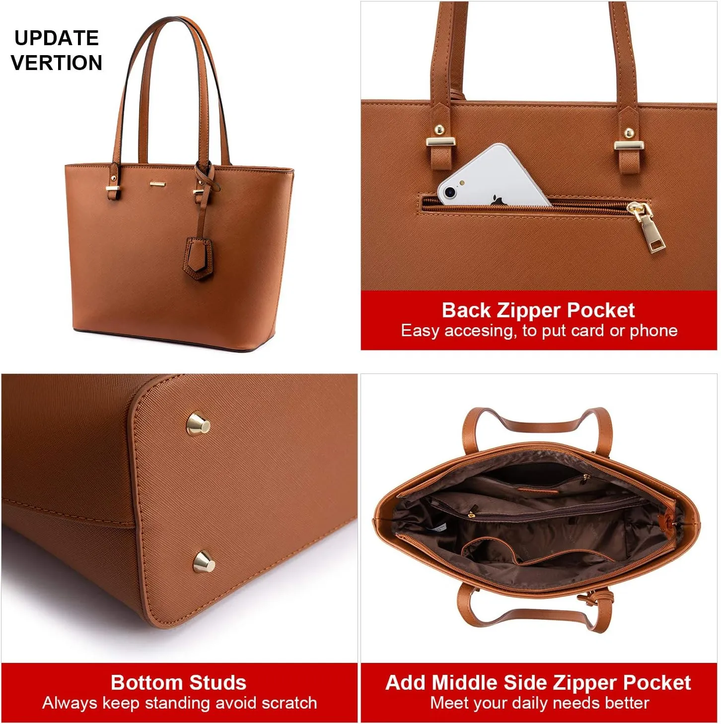 LOVEVOOK Purses and Handbags for Women Fashion Tote Bags Shoulder Bag Top Handle Satchel Bags
