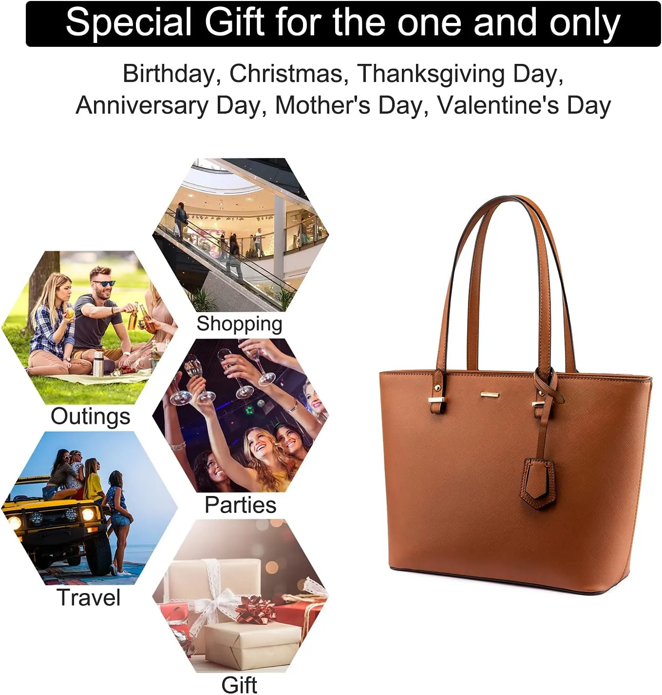 LOVEVOOK Purses and Handbags for Women Fashion Tote Bags Shoulder Bag Top Handle Satchel Bags