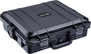 Lykus HC-4110 Waterproof Hard Case with Foam, Interior Size 16.1x14.2x5.1 inch, Suitable for laptop, camera, game console, electronics, and more