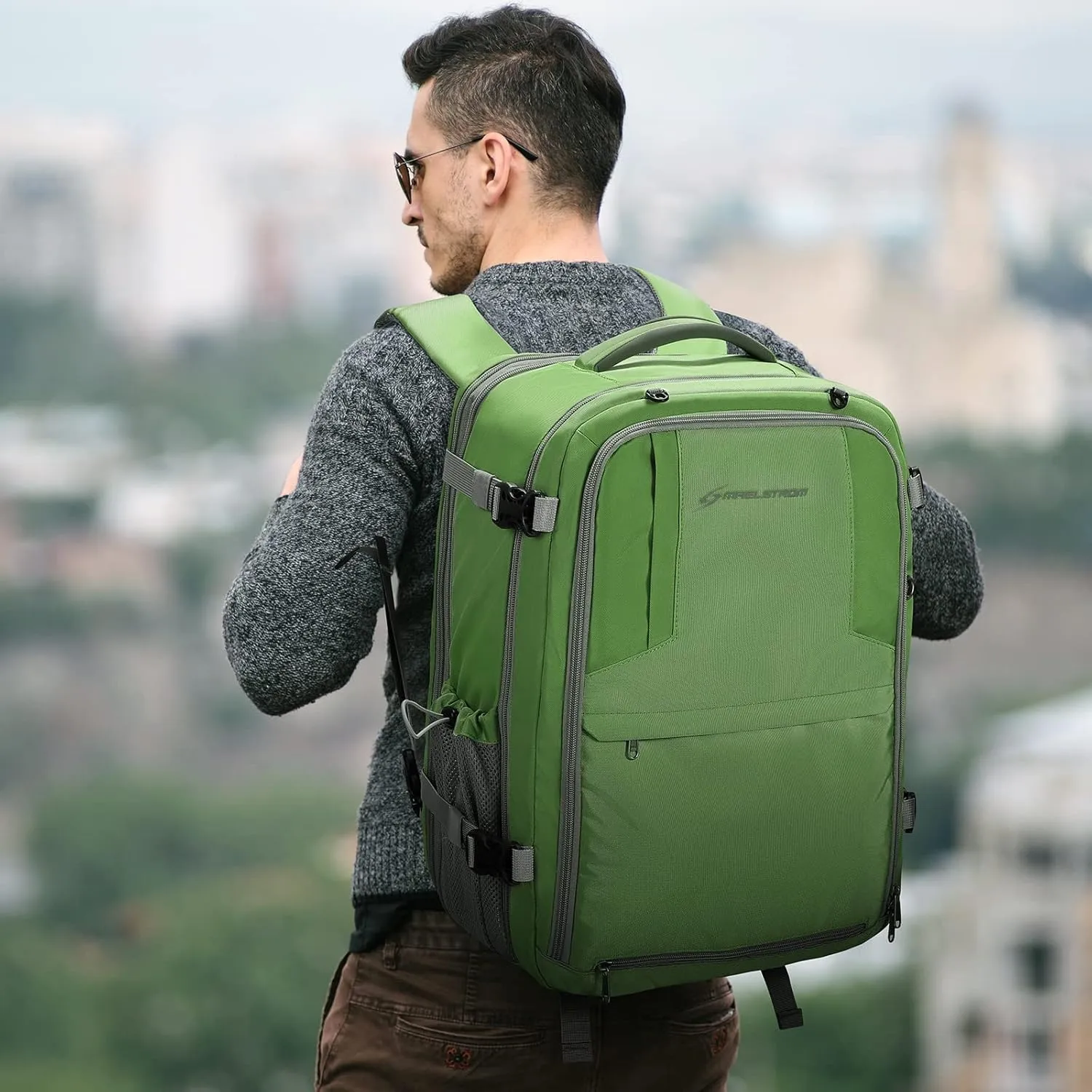 Maelstrom 40-50L Laptop Backpack, Green, Unisex