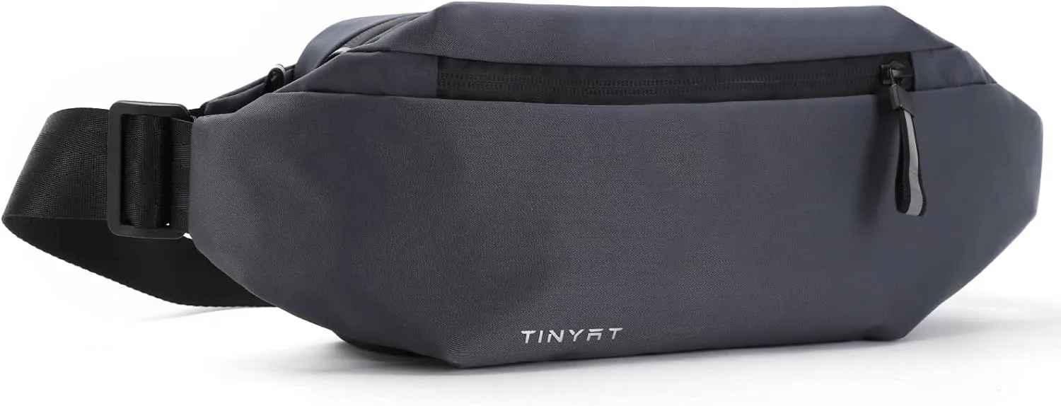 Men Crossbody Bags with Bottle Pocket Large Capacity Sling Pouch Men Hiking Shoulder Bag for Running Sport Travel Cycling