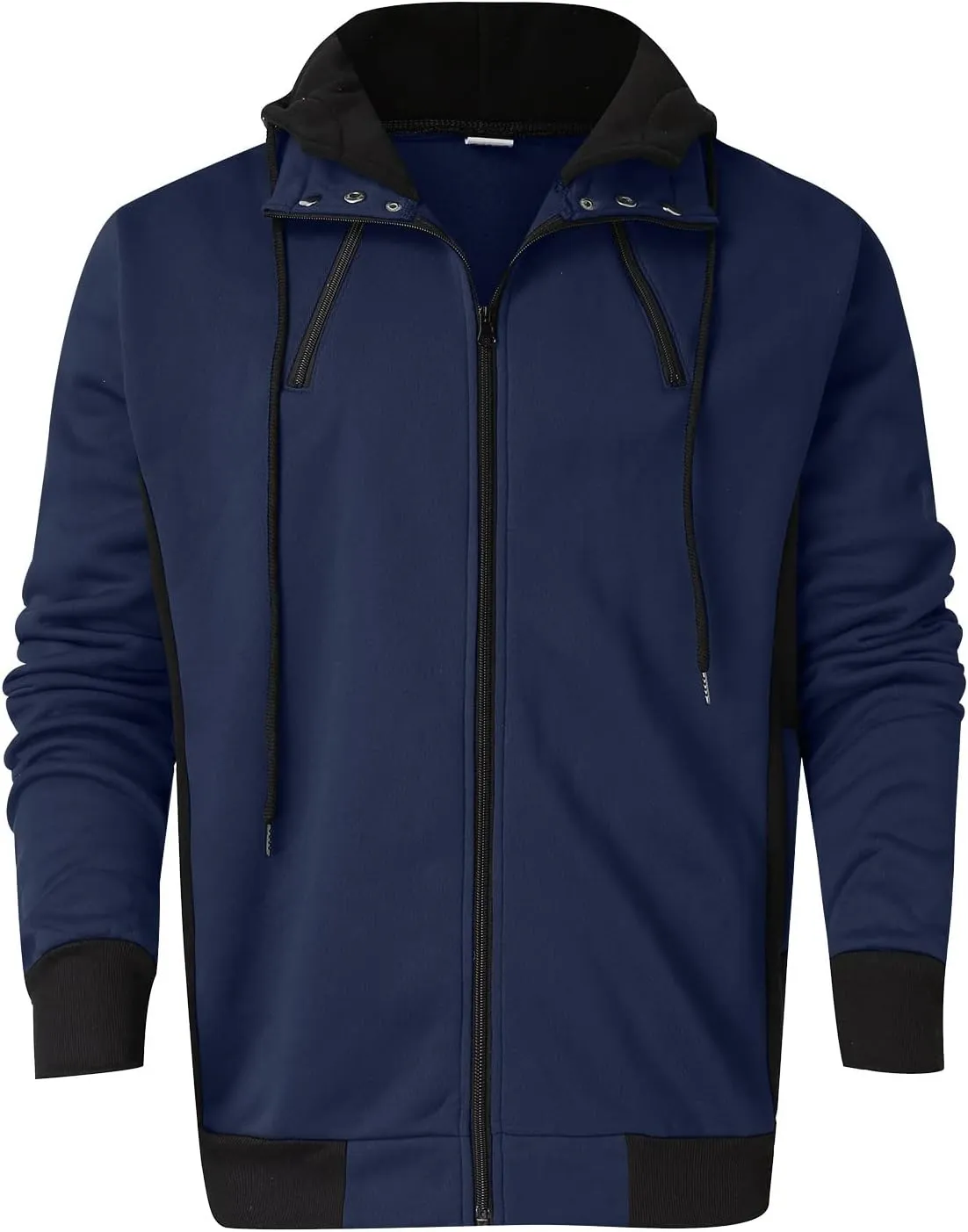 Men's Hooded Shirts Long Sleeve Lightweight Novelty Tops with Hood Athletic Stylish Regular Fit Pullover