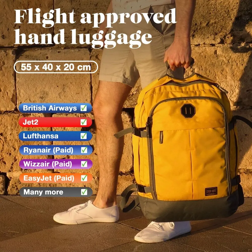 Metz Travel Backpack for Women and Men Carry on Luggage Sized 22x14x9 (Apache)