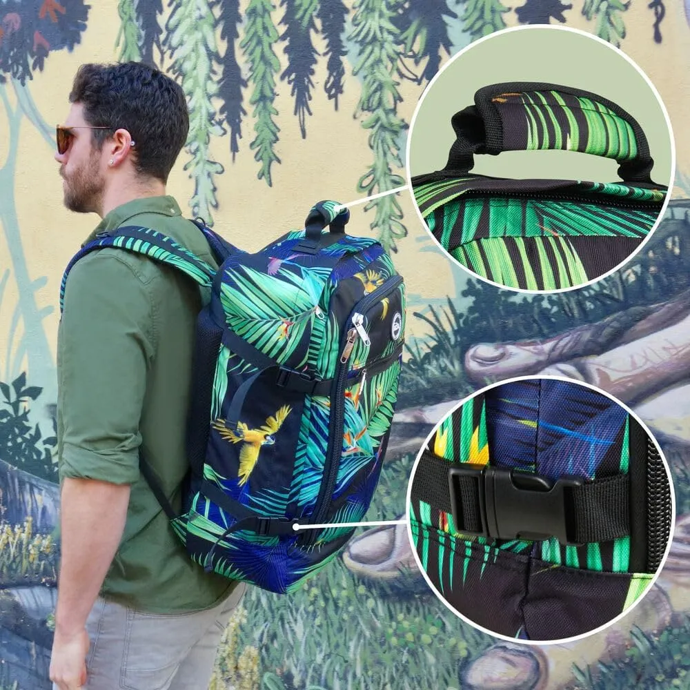 Metz Travel Backpack for Women and Men Carry on Luggage Sized 22x14x9 (Apache)