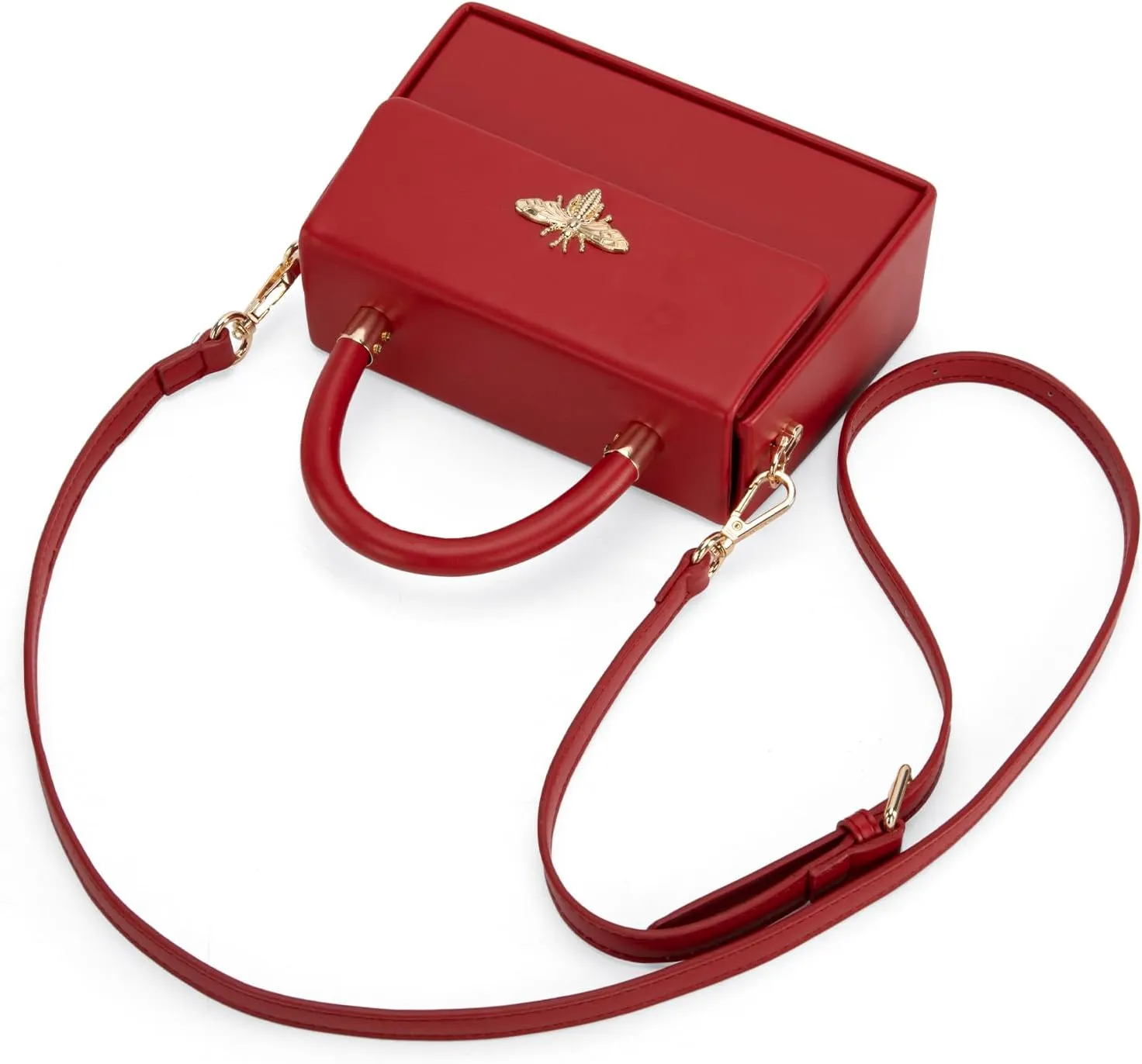 Milan Chiva Small Top Handle Purses for Women Mini Satchel Crossbody Bag Elegant Square Bag