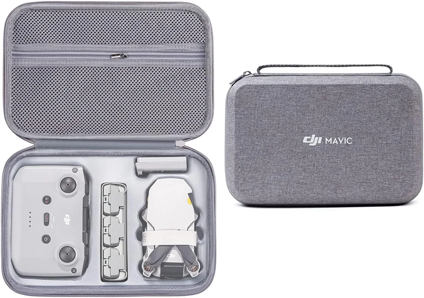 Mini 4K/2 SE/2 Fly More Combo Carrying Case - Drone Body Hard Shell Storage Bag Compatible for DJI Mini Accessories
