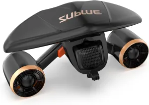 Mix Pro Dual Motor Underwater Scooter - 2 Speed Modes, 60 Min Runtime, 131ft Depth with Camera Mount & Low Battery Alarm for Pool, Diving, Snorkeling - Water Scooter for Adults & Kids