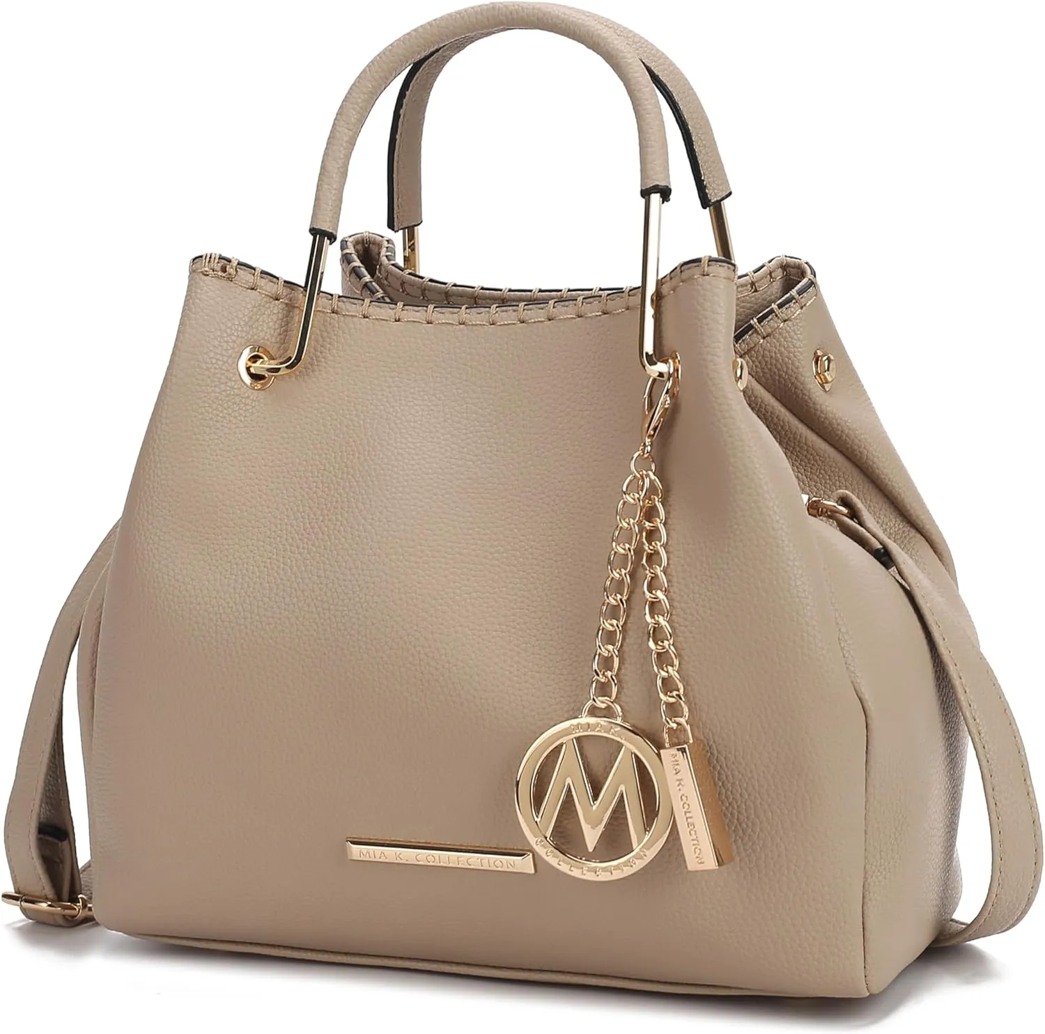 MKF Collection Tote Bag for Women, Vegan Leather Top-Handle Shoulder Bag Handbag Purse by Mia K
