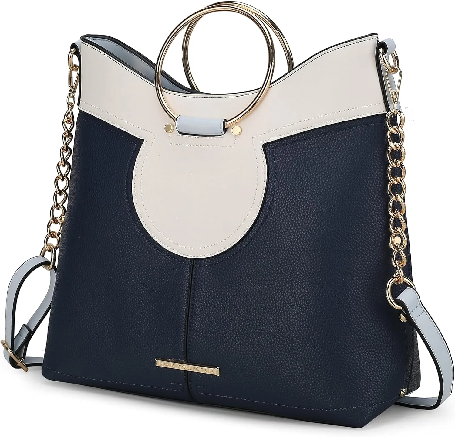 MKF Collection Women's Satchel Bag,Vegan Leather Top Handle Shoulder Bag Handbag Purse by Mia K