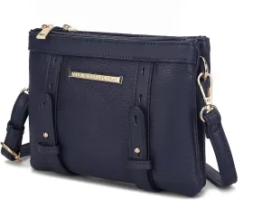 MKF Crossbody Bags for Women – PU Leather Lady Pocketbook Handbag – Side Messenger Purse, Shoulder Strap