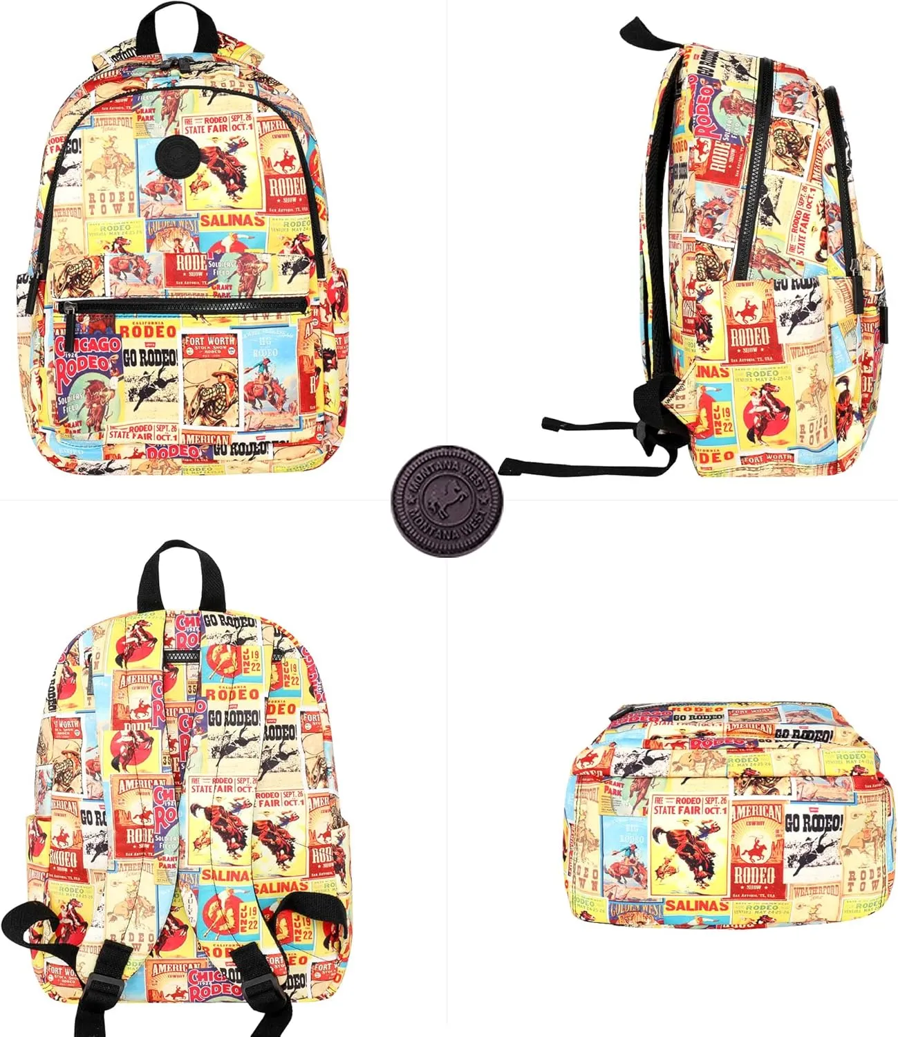 Montana West Backpack for Women Western Travel Backpack Purse Casual Daypack for Laptop College