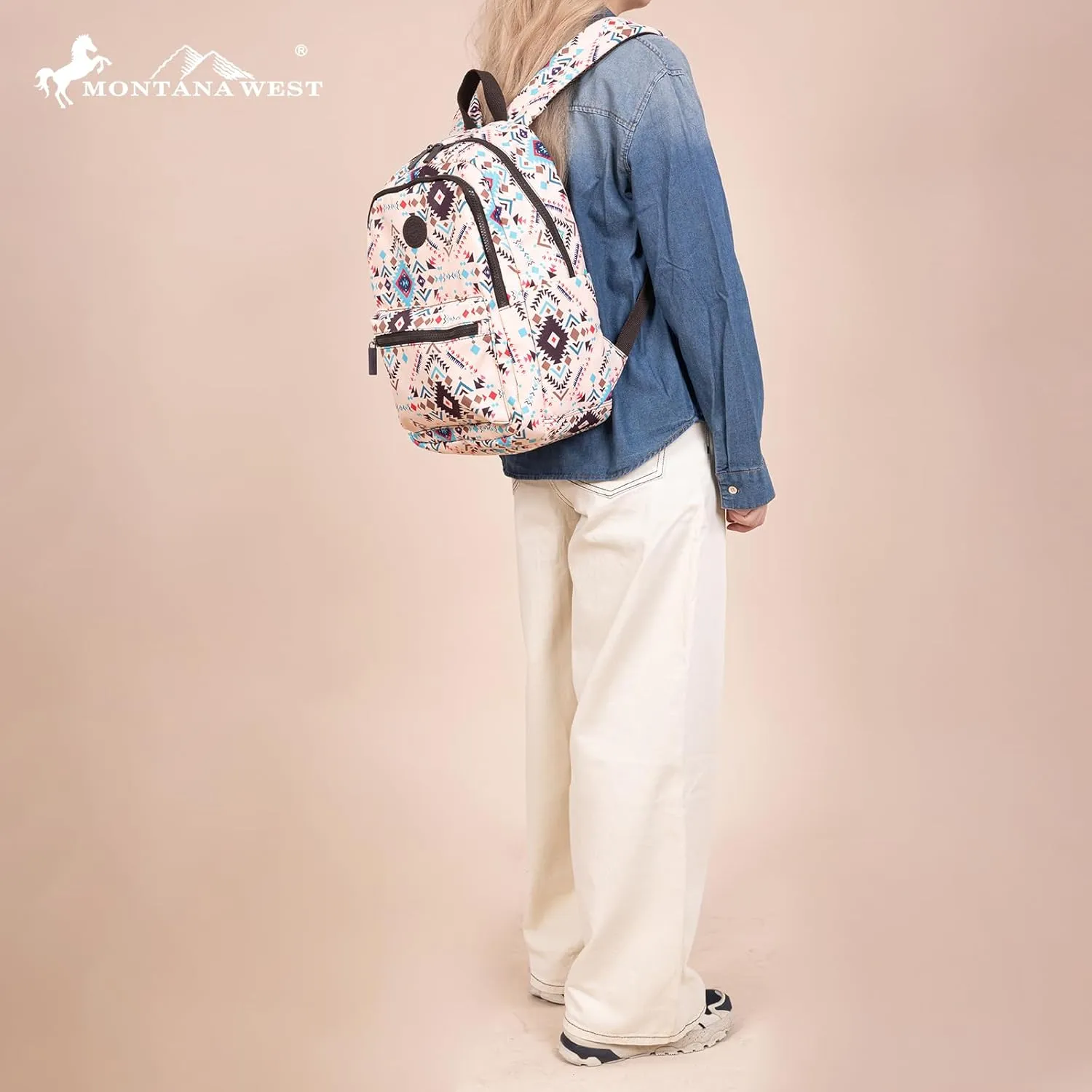 Montana West Backpack for Women Western Travel Backpack Purse Casual Daypack for Laptop College