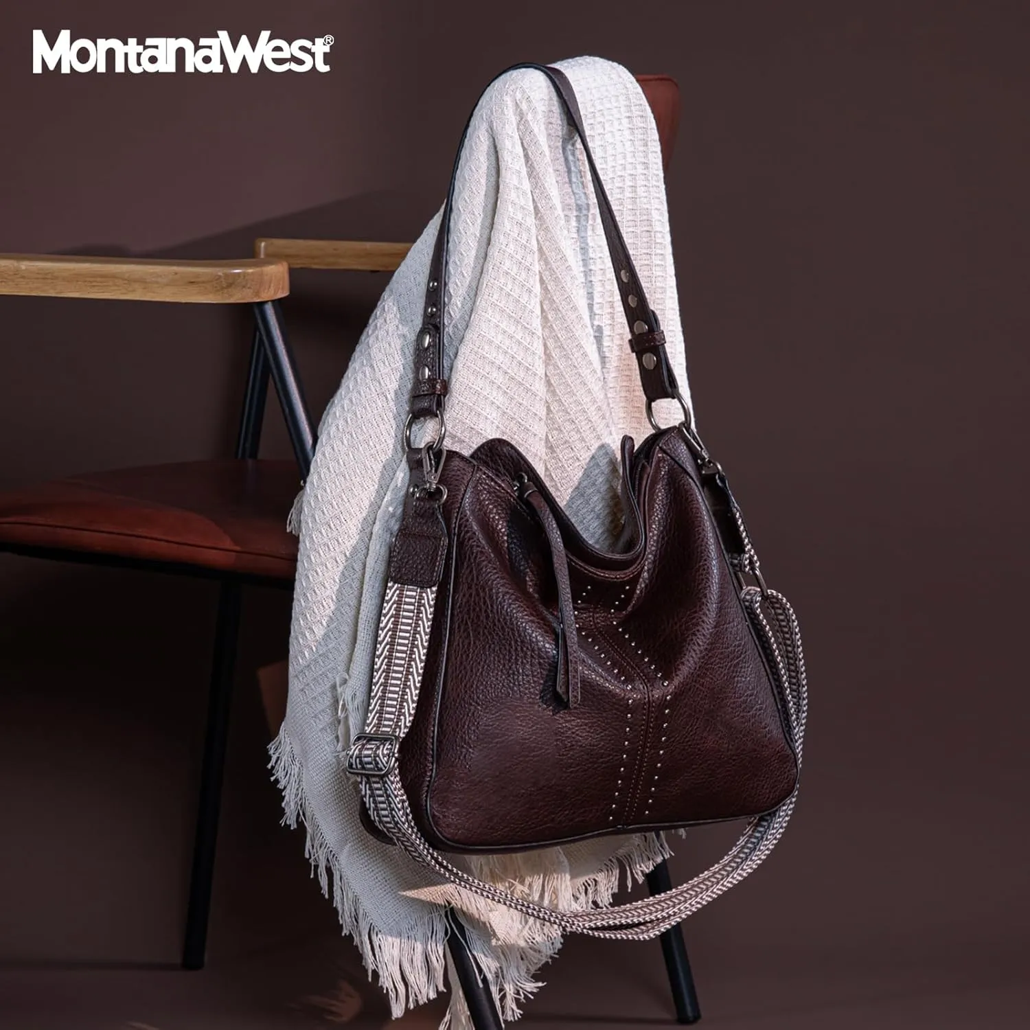 Montana West Medium Hobo Bags for Women Top Handle Satchel Shoulder Purse Bucket Handbag