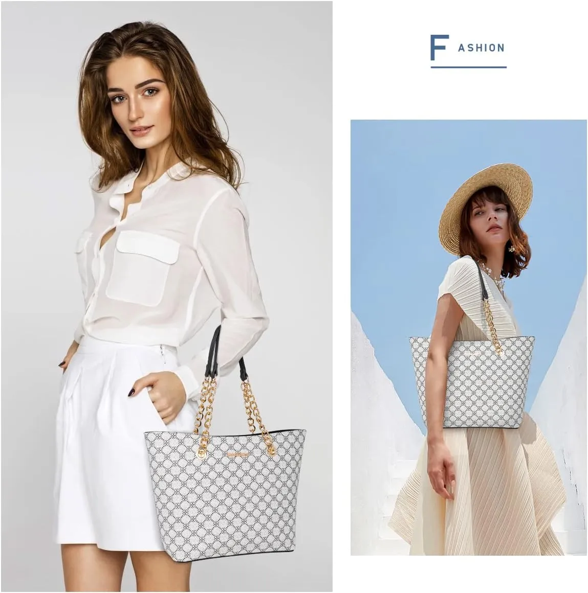 Montana West Tote Bag for Women Chain Top-handle Handbags