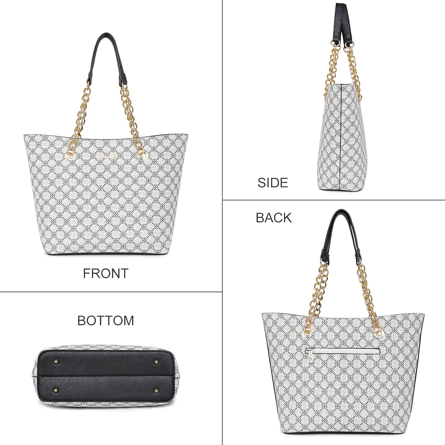 Montana West Tote Bag for Women Chain Top-handle Handbags