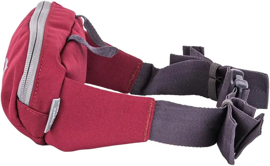 Mountainsmith Groove Lumbar Waist Fanny Hip Pack, Running, Hiking, Travel, Dog-Walking, Outdoor Activities with 2-way Zippered Pocket, Maroon Red