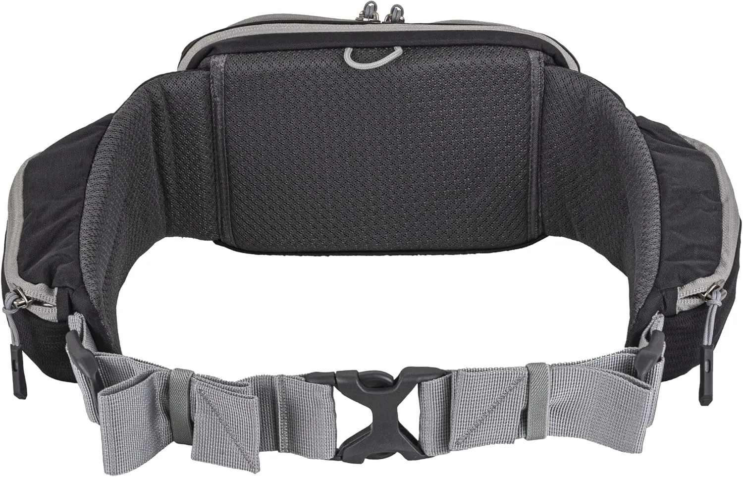 Mountainsmith Sprint Lumbar Waist Fanny Hip Pack, Running, Hiking, Travel, Dog-Walking, Outdoor Activities with 4 Zippered Pockets, Heritage Black