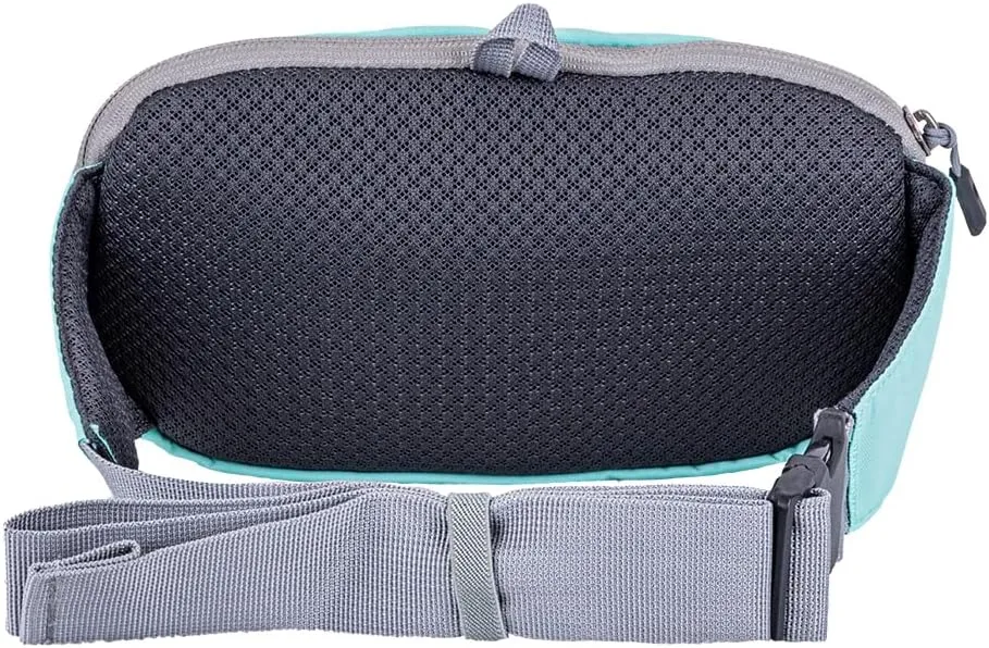 Mountainsmith Vibe Lumbar Waist Fanny Hip Pack, Running, Hiking, Travel, Dog-Walking, Outdoor Activities with 2 Zippered Pockets, Cascade Teal