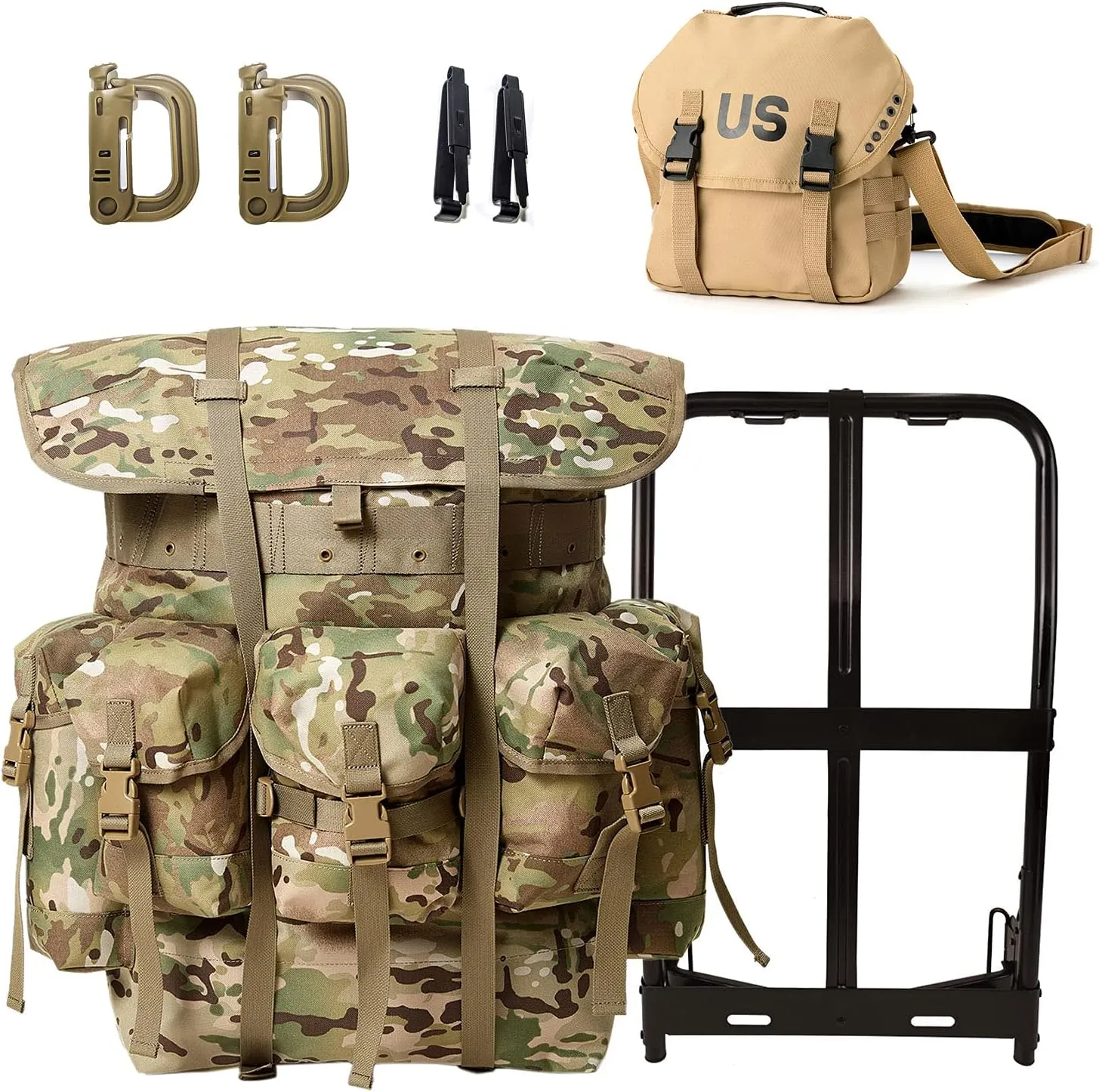 MT Military Rucksack Alice Pack Army Backpack and Butt Pack