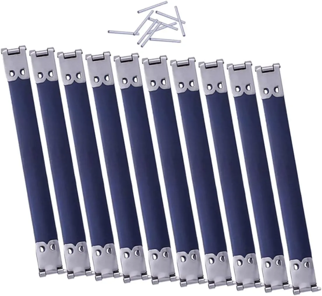 MUELODSIC 10Pcs Metal Internal Flex Frame Bag Supplies for Handbag Sewing Durable Purse Closure Hardware DIY Craft Accessory for Unique Handbag Designs