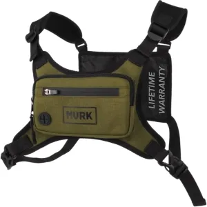 MVRK Water Resistant Chest Pack - Running Vest for Workouts, Running Phone Holder Extra Storage, Lightweight Running Pack